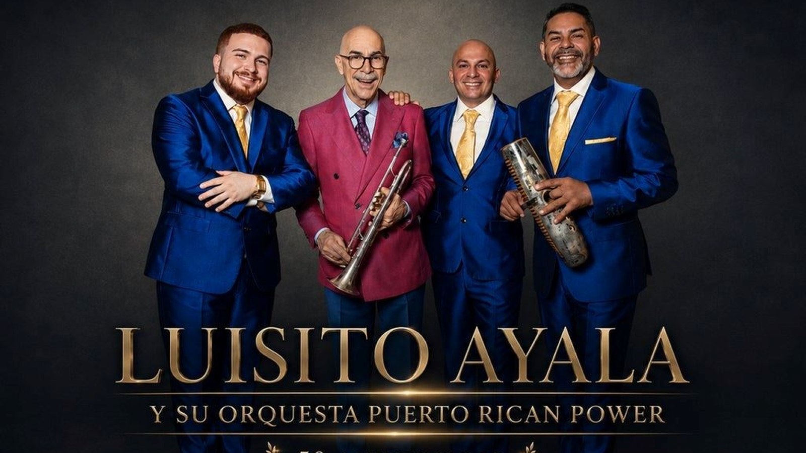 Luisito Ayala y su Orquesta Puerto Rican Power — 50 Aniversario concert promotional artwork